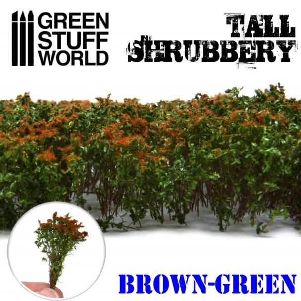 Tall Shrubbery - Brown Green - GSW-9930