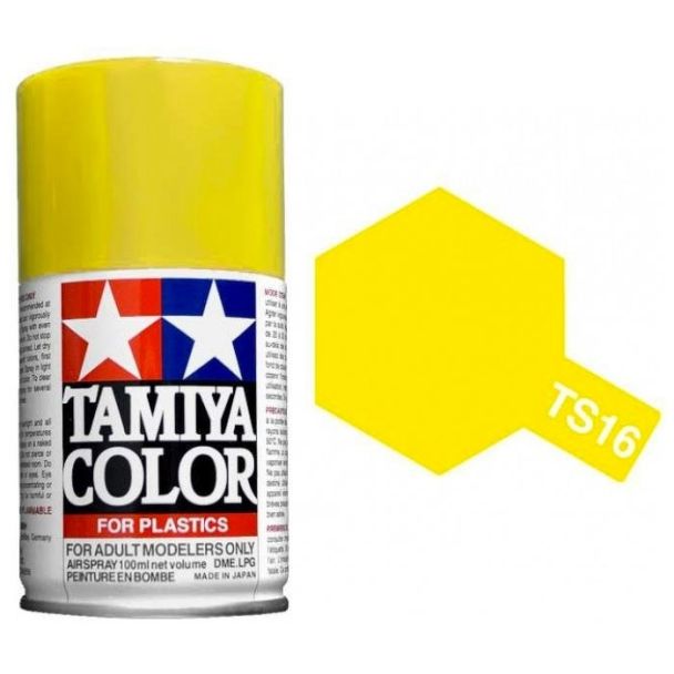 Tamiya TS-16 Yellow Acrylic Spray