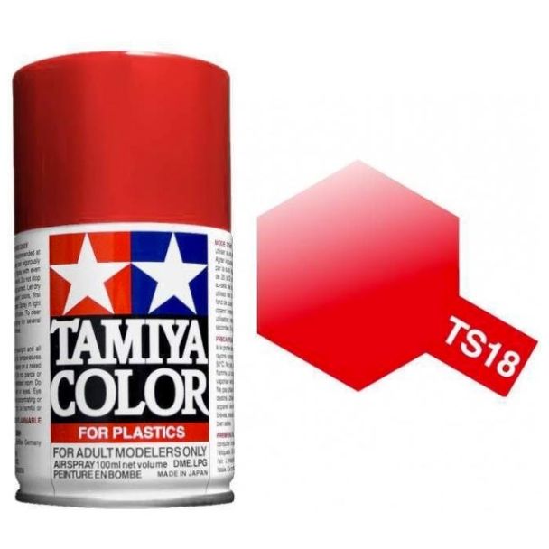 Tamiya TS-18 Metallic Red Acrylic Spray