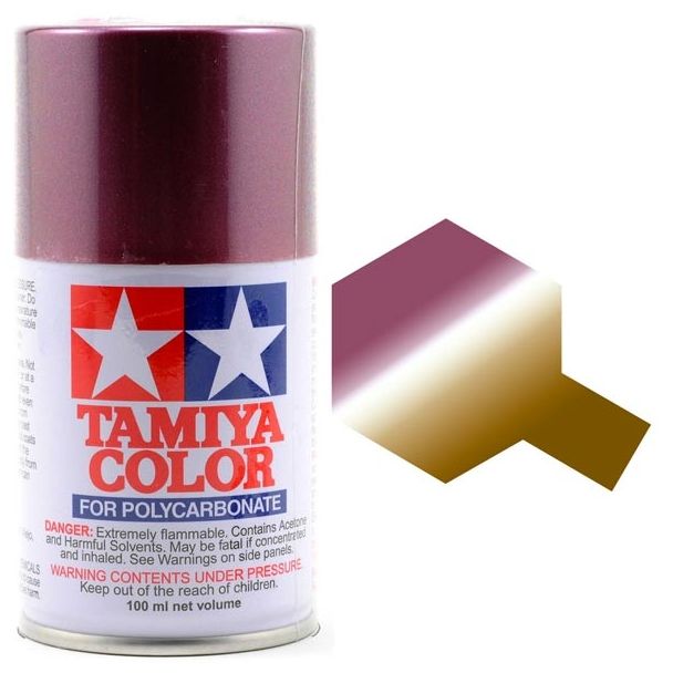 Tamiya PS-47 Iridescent Pink/Gold Polycarbonate Spray