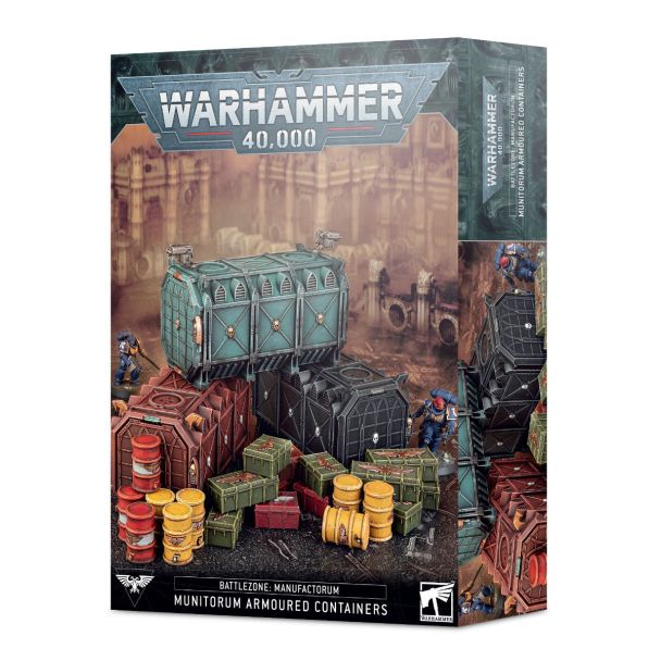 Battlezone: Manufactorum Munitorum Armoured Containers GW-64-98 Warhammer 40,000