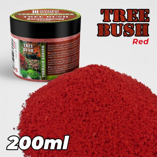 Tree Bush Clump Foliage - Red - 200ml - Green Stuff World