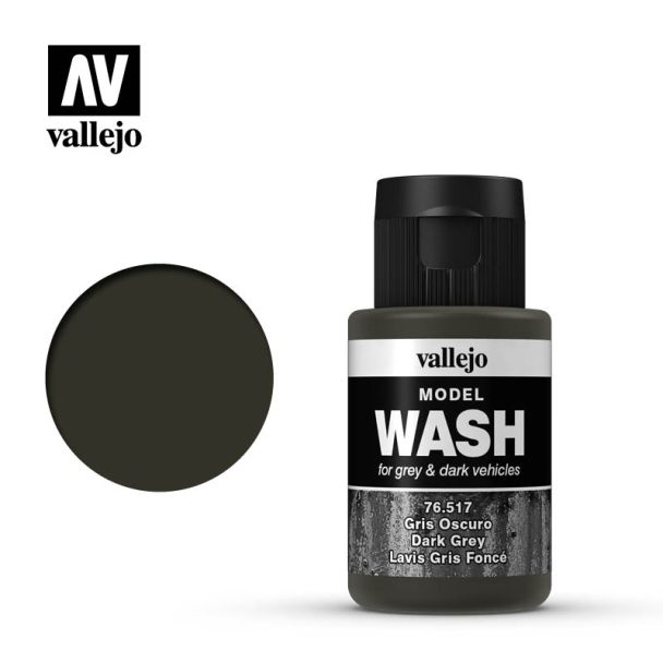 Vallejo Model Wash - Dark Grey - 76.517