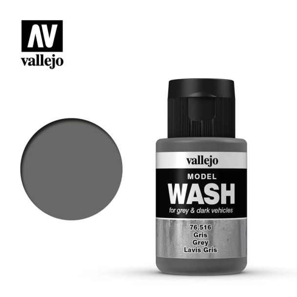 Vallejo Model Wash 35ml - Grey - 76.516