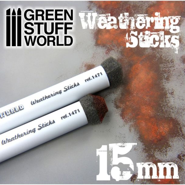 Weathering Brushes 15mm - Green Stuff World